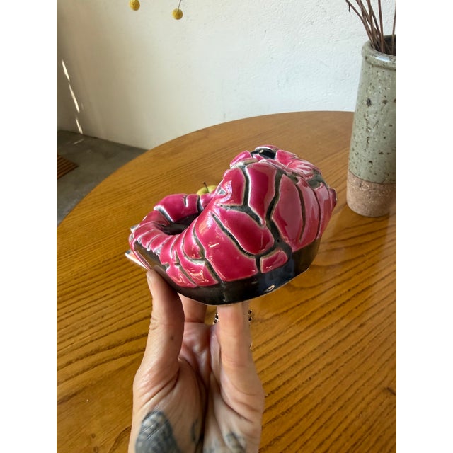 Pink Fat Lava Style Ashtray from Vallauris, 1960s For Sale - Image 9 of 18