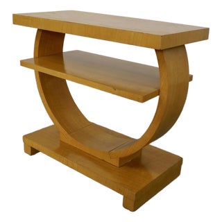 1930’s Art Deco Gilbert Rohde for Brown Saltman Side Table For Sale