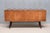 Italian Modern Walnut and Leather Sideboard with Undulating Cornice, 1950s For Sale - Image 15 of 16