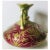 1920s Antique Hand Painted Nippon Style Vase With Gold Overlay For Sale - Image 5 of 7