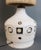 White Vintage French Ceramic Table Lamp attributed to Georges Pelletier, 1970s For Sale - Image 8 of 18