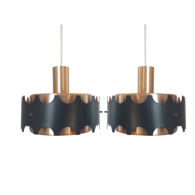 Pendant Lamps, 1970s, Set of 2 For Sale