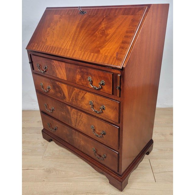Vintage Desk in Mahogany, 1960 For Sale - Image 4 of 18
