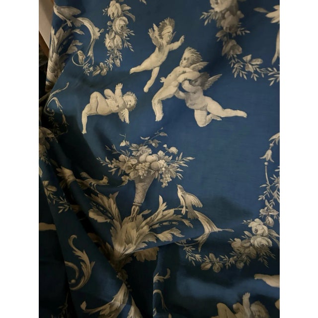 Antique French Toile Fabric For Sale - Image 10 of 10