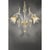 Early 21st Century Italian Clear and Gold-Leaf Wall Sconce with Flowers and Leaves Murano Glass by Simoeng For Sale - Image 5 of 6
