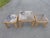Vintage Boho Bamboo Rattan Table Set- Set of Three For Sale - Image 12 of 12