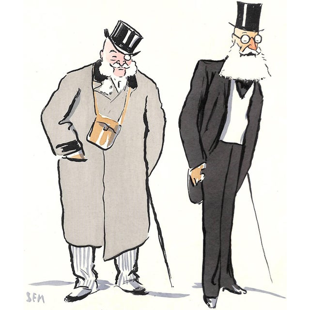 Each plate: 14"H x 28 1/2"W 40 plates: 32 single plates 4 double plates w/ pencil character names on verso of each plate...