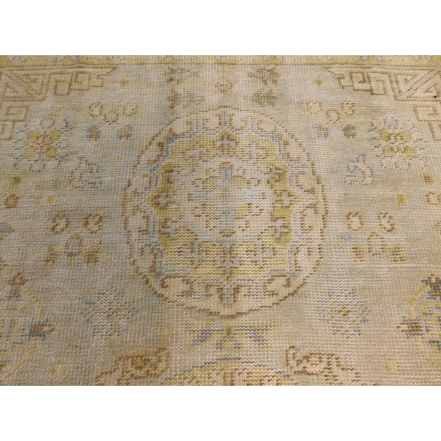 Vintage Hand Knotted Khotan Style Rug. 7'8"x 10'2" For Sale - Image 14 of 18