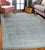 9x12 Gray Hand-Knotted Wool Striped Edge Accent Tribal Modern Carpet Rug For Sale - Image 9 of 9