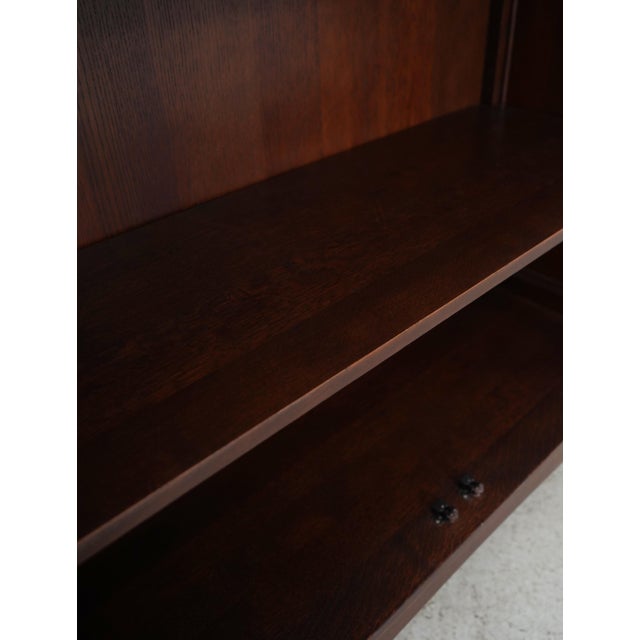 2010s Stickley Harvey Ellis Arts & Crafts Oak 2 Door Cabinet For Sale - Image 5 of 18