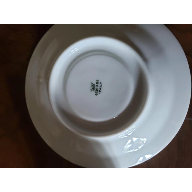 Richard Ginori Mid 20th Century Richard Ginori Demitasse Cup & Saucer Set- 10 Pieces For Sale - Image 4 of 8