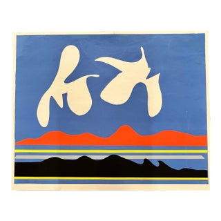 Henri Matisse Style Abstract Serigraph For Sale