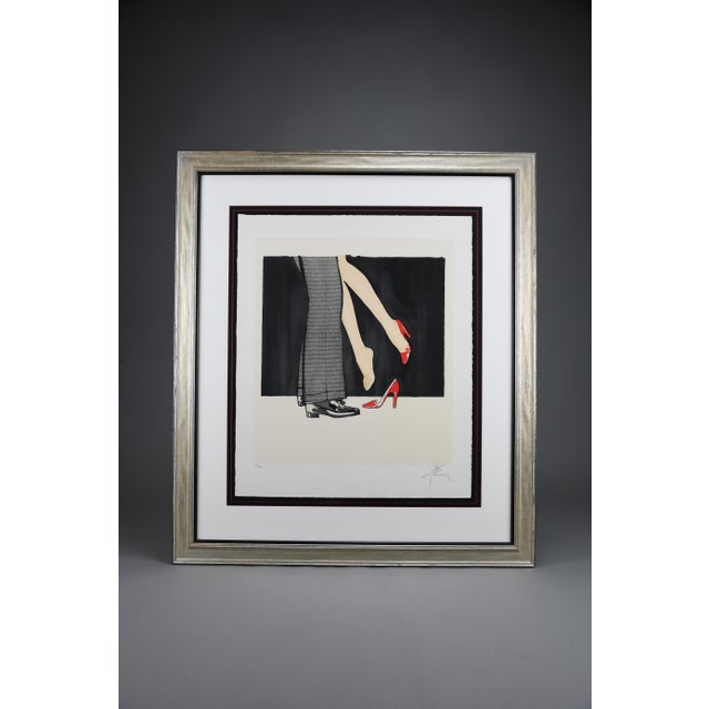 René Gruau, Bonjour Chérie, 1990, Acrylic on Paper For Sale - Image 16 of 17