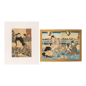 Utagawa Kunisada Figural Woodblock Prints, 2
