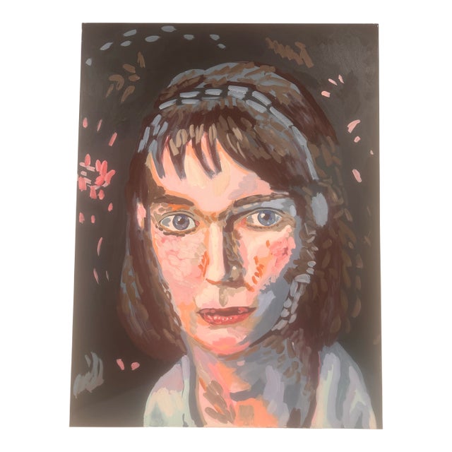Josh Gipson Contemporary Portrait Painting, Acrylic on Canvas, 36” X 48” For Sale