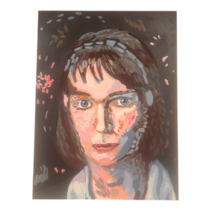 Josh Gipson Contemporary Portrait Painting, Acrylic on Canvas, 36” X 48”