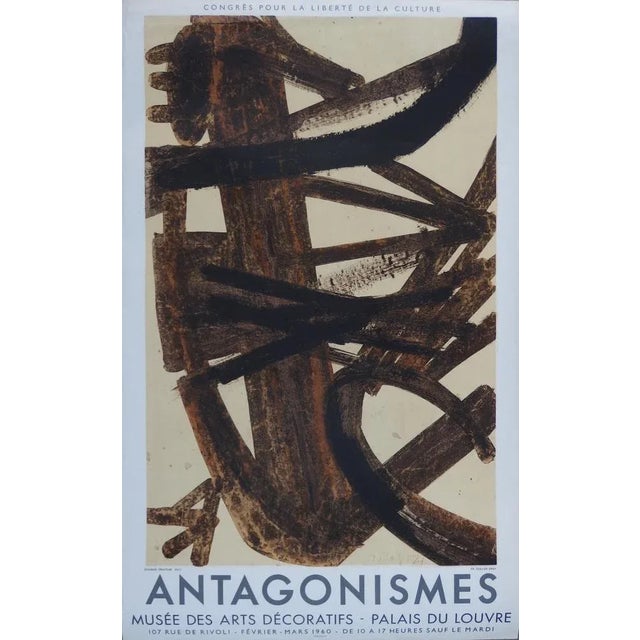 Pierre Soulages, Antagonisms, 1947, Lithograph For Sale - Image 7 of 7