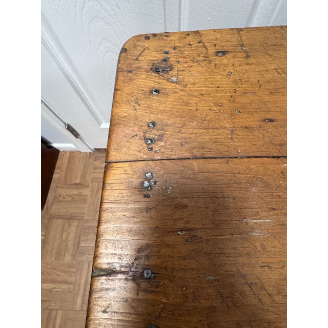 Antique Country Sheraton Pine One-Drawer Side Table For Sale - Image 11 of 11