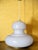 Opaline Glass Pendant Light, 1970s For Sale - Image 3 of 8