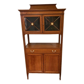 Directoire-Style Fruitwood Display Cabinet, Early 19th Century For Sale