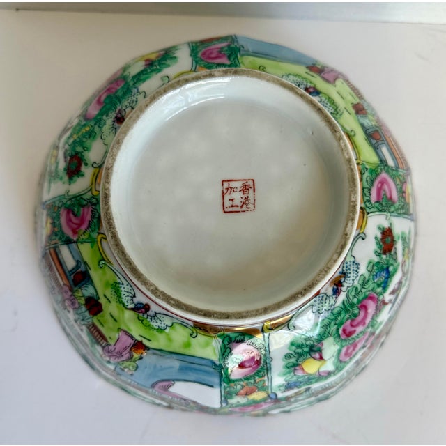 Ceramic Late 19th Century Chinese Famille Rose Porcelain Bowl For Sale - Image 7 of 10