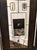 1980s Post Modern 80's 90's Iron Folding Screen With Wood and Stone Elements For Sale - Image 5 of 6