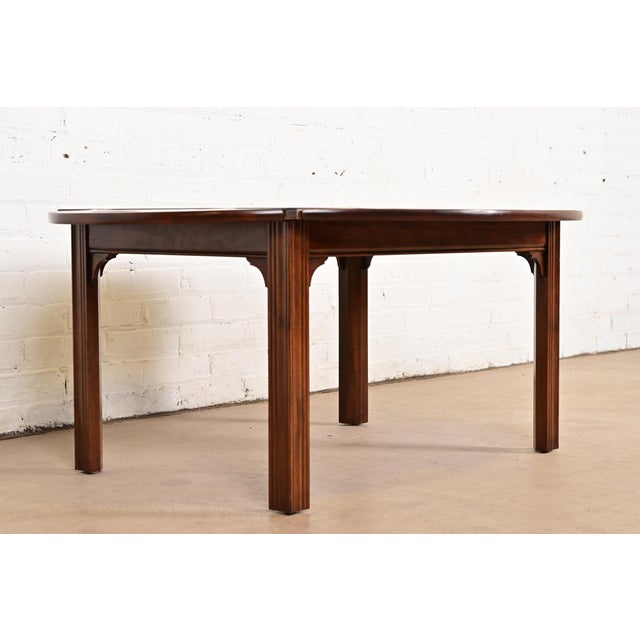 Baker Furniture Company Baker Furniture Chippendale Mahogany Butler's Coffee Table For Sale - Image 4 of 15