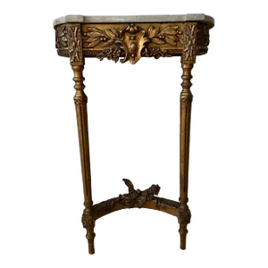 Antique French Louis XVI Giltwood Console Table