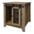 Crafters and Weavers Bayshore Sliding Door / 3 Drawer End Table For Sale In Chicago - Image 6 of 6