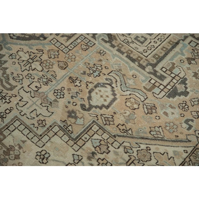 Textile Vintage Distressed Heriz Carpet - 8'6" X 11'7" For Sale - Image 7 of 10