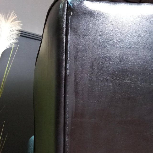 Chesterfield Barrelback Blue Club Chair, 1970s For Sale - Image 9 of 18