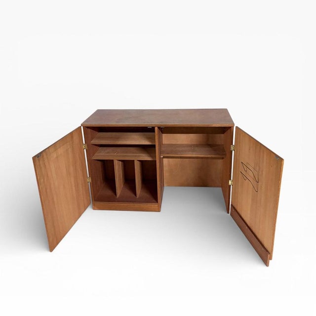 Mid-Century Danish Teak Media Unit with Shelving For Sale - Image 6 of 7