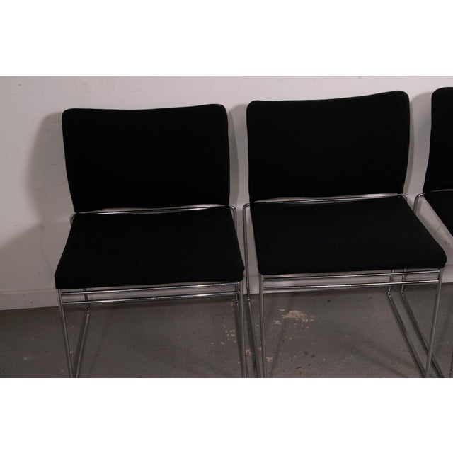 Black Jano Chairs by Kazuhide Takahama for Simon, 1978, Set of 6 For Sale - Image 8 of 10