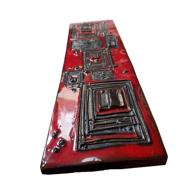 Mid-Century Ceramic Wall Plaques, Set of 4 For Sale - Image 12 of 18