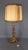 Antique Table Lamp in Wood and Brass, 1890s For Sale - Image 5 of 18