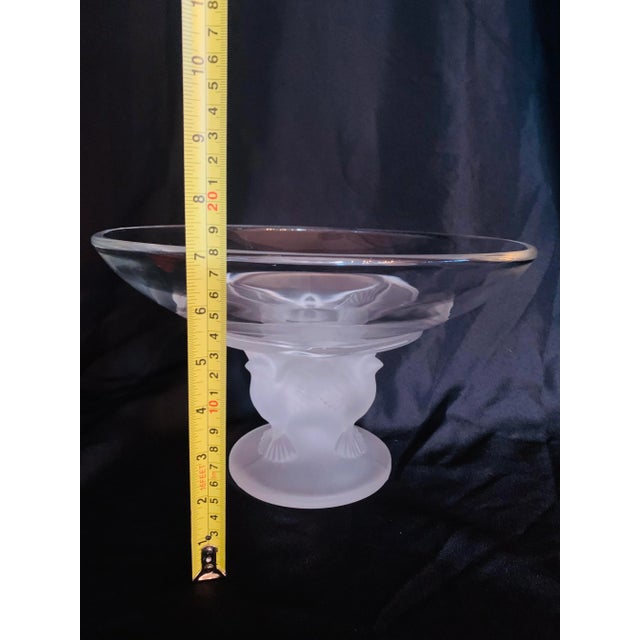 Mid 20th Century Sasaki Crystal "Wings" Centerpiece/Compote Bowl For Sale - Image 9 of 12