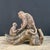 Asian Vintage Shiwan Pottery Monkey & Baby Sculpture With Peaches - 12" Tall For Sale - Image 3 of 9