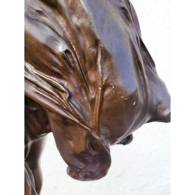 Eugène Marioton, Pompeian Dancer, Bronze, Late 19th-Early 20th Century For Sale - Image 5 of 18