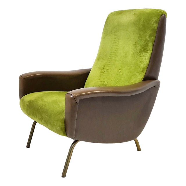 Vintage Lounge Chair by Marco Zanuso, 1960s For Sale