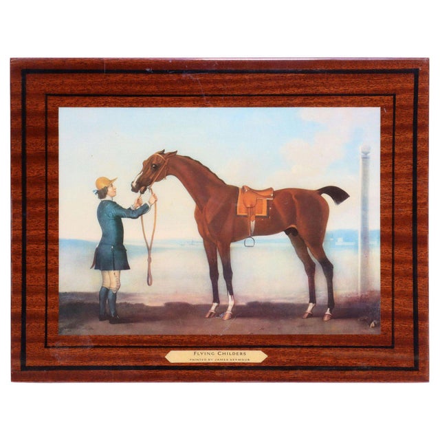 Mid 20th Century Varnished English Equestrian Prints on Panel, a Pair