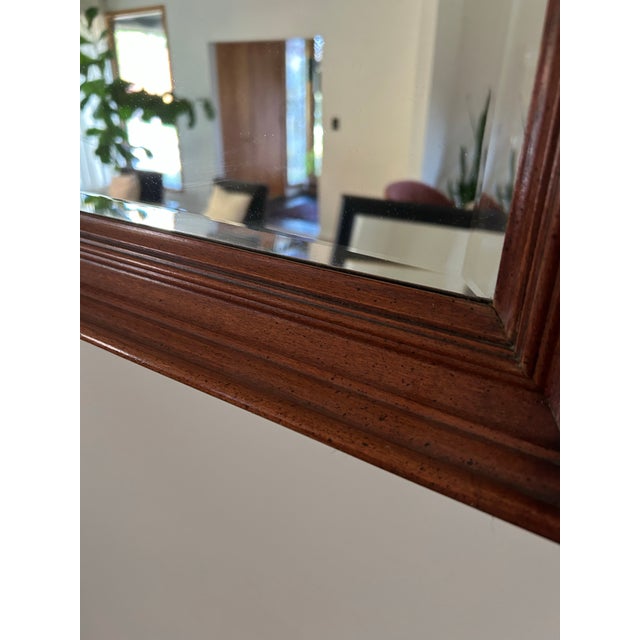 Early 21st Century Uttermost of Rocky Top Virginia Wood Beveled Wall Mirror For Sale - Image 9 of 10