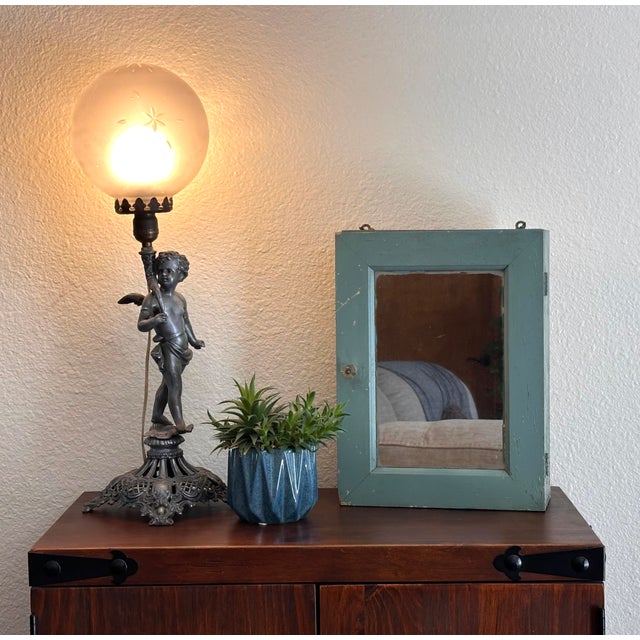 Primitive Mirrored Wall Mount Medicine Cabinet For Sale - Image 16 of 17