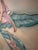 1980s Floral Pink Calla Lillies Wall Painting For Sale - Image 4 of 5