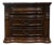 Kevin Charles Cherry Contemporary Traditional Empire Style 32" Serpentine Front Nightstand Chest For Sale