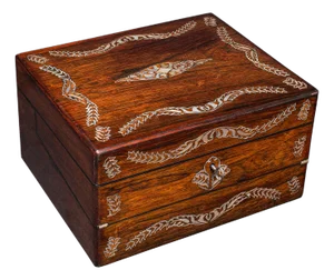 1850's Antique Ladies Travelling Box
