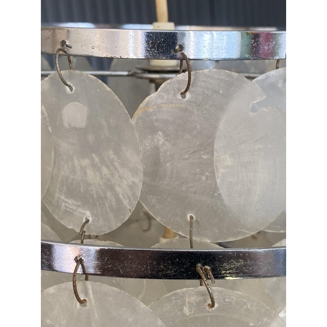 White Vintage Chandelier by Verner Panton, 1970s For Sale - Image 8 of 18