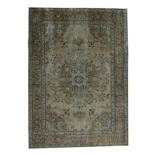 Vintage Middle Eastern Hand-Knotted Pile Rug For Sale