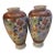 Vintage MCM Kutani Japanese Porcelain Bud Vases-Set of 2 For Sale