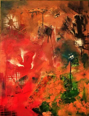 Sergio Boaretto, Untitled 1591, Acrylic Painting, 2020