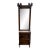 Antique Victorian Eastlake Hall or Entry Pier Mirror With Tennessee Red Marble For Sale